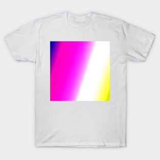 pink yellow white abstract texture T-Shirt